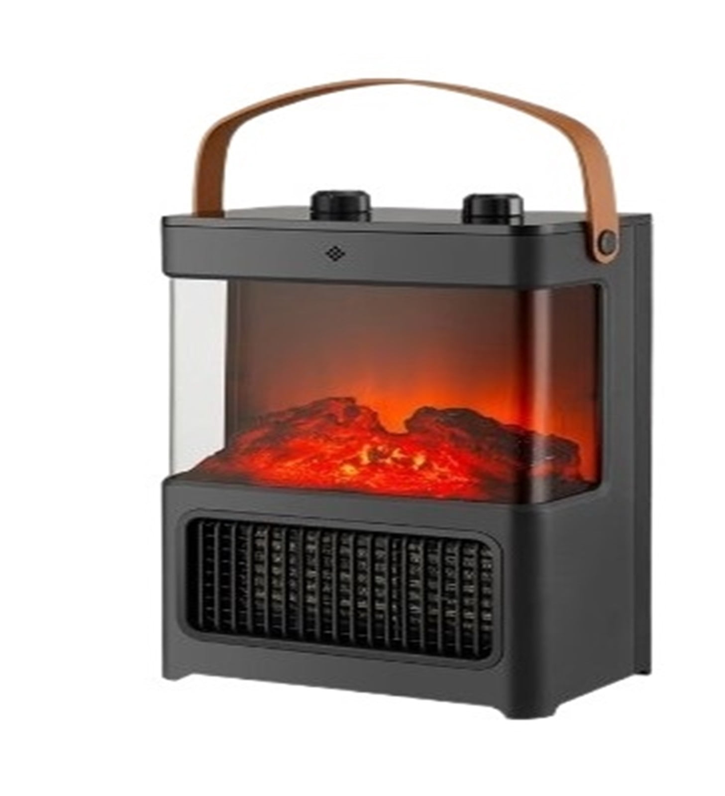 Fireplace Around Radiator Electric Heater 3D Mirror Fireplace s Simulation Flame, Electric ...