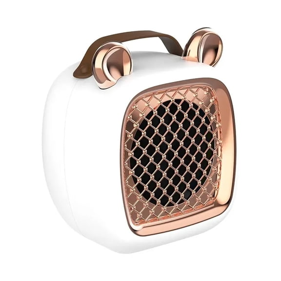 Electric Heater Mini Portable Intelligent Air Heater Reduce Wind Noise Home Heating Warmer Fan ,Fast Warm Air Delivery