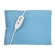Electric Heating Pad | Dry Heat Only | 4 Heat Settings | 12" x 15",Blue