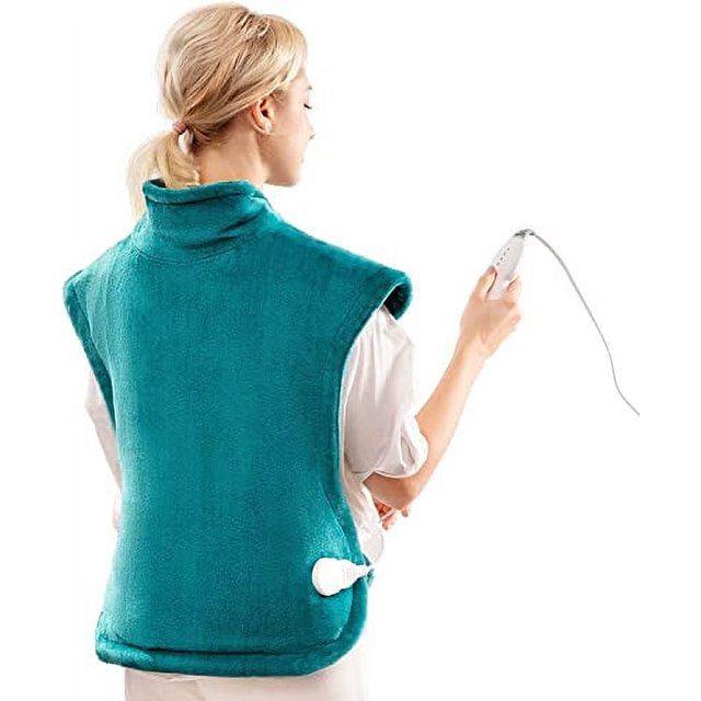 Electric Heating Pad Warm Back Wrap with 4 Levels Temperature Settings