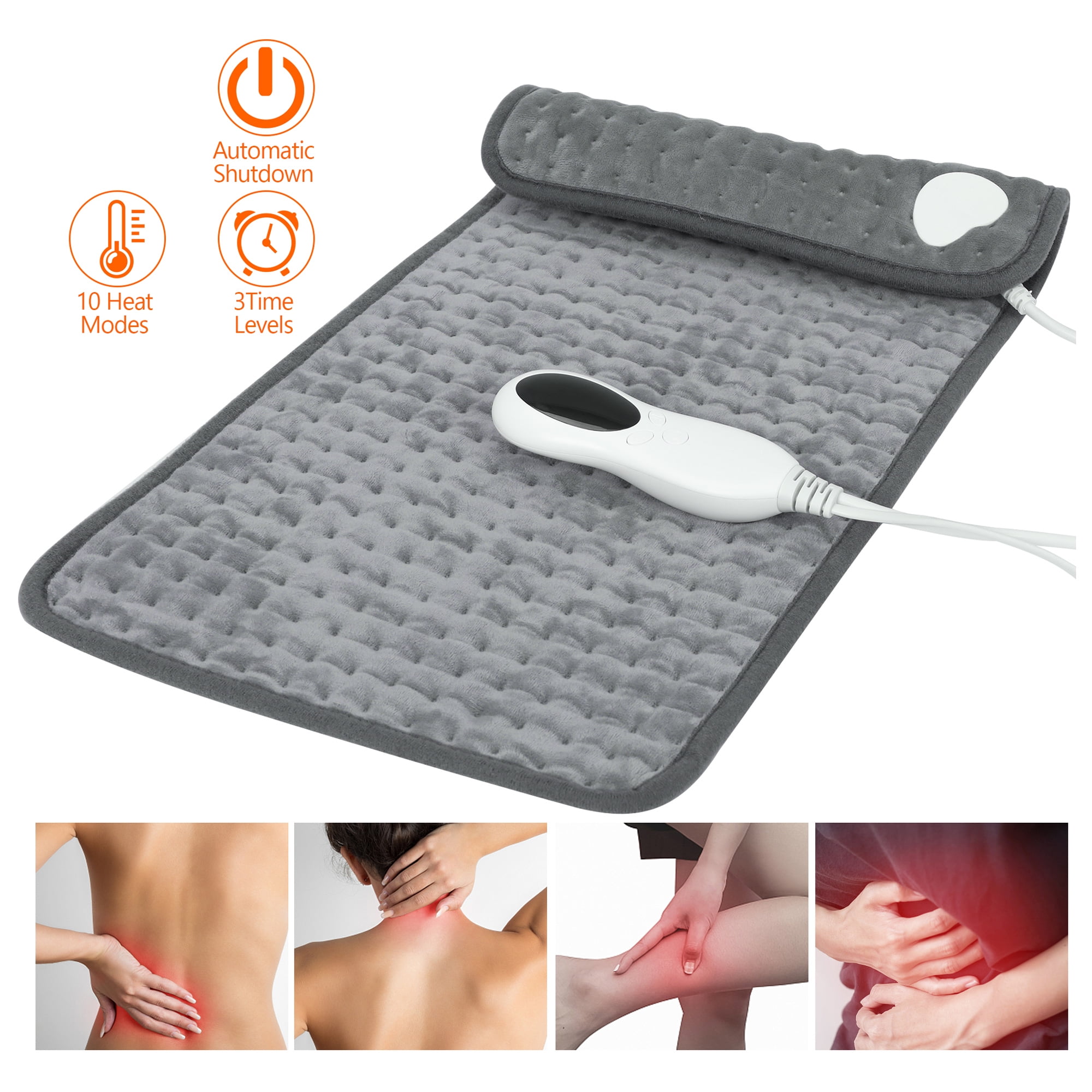 Electric Heating Pad for Back Heated Neck Shoulder Wrap with 6 Heat