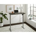 thumbnail image 1 of Electric Height Adjustable Desk Laminate Wood Sit-Stand Table Office Desk Gray, 1 of 7