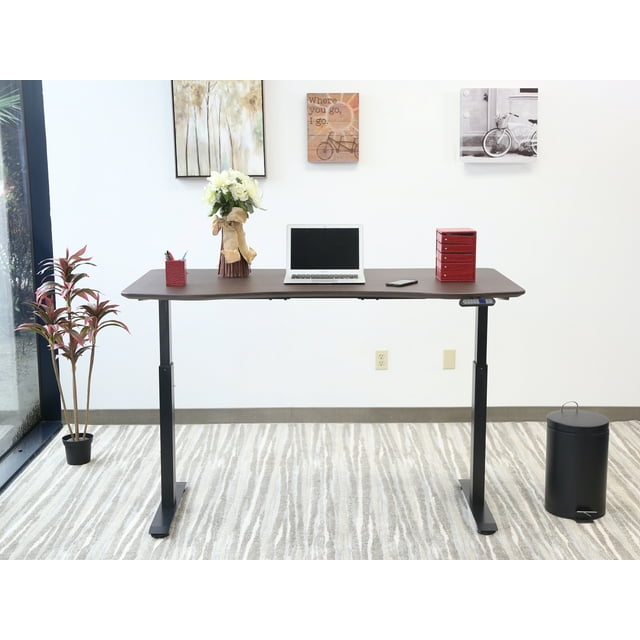 Electric Height Adjustable Desk, Manager Style, 30"x60", American