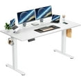 thumbnail image 1 of Electric Height Adjustable Standing Desk, 40x24 Inches, Ergonomic Sit-to-Stand Rising Computer Table for Home Office, 1 of 7
