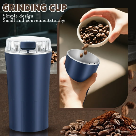 Electric Herb Grinder - Powerful and Fast Grinding for Dried Buds, One-Button Operation, Includes Brush, Perfect for Herbs and Spices with Easy Maintenance