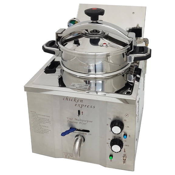 Electric High Pressure Fried Chicken Stove Tabletop Multi-function Deep Fryer Machine 16L