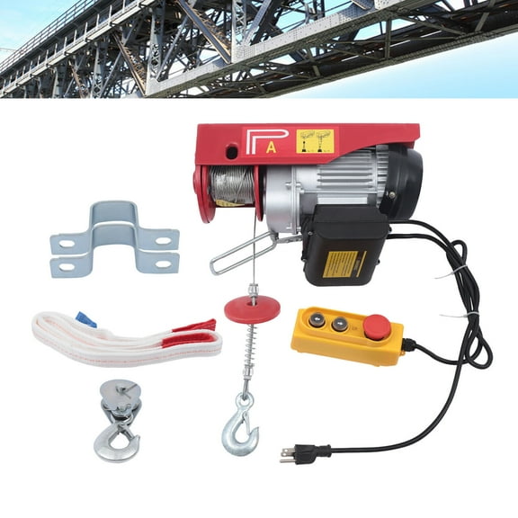 Electric Hoist Winch Lifting Engine Crane Ceiling Pulley Overhead Crane 500kg