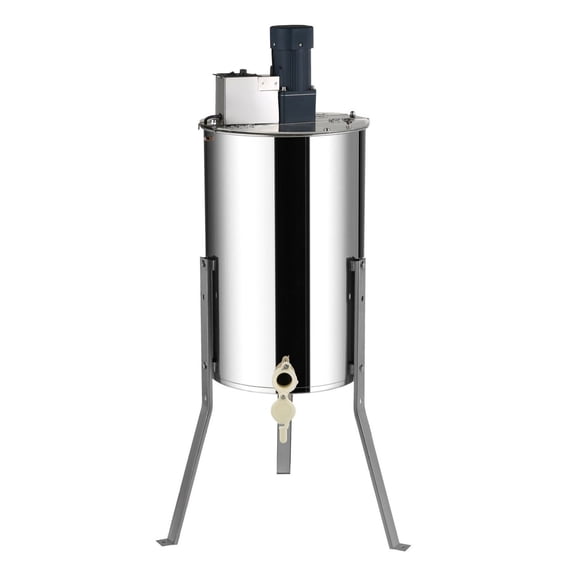 Electric Honey Extractor 2/4 Frame, Stainless Steel Beekeeping Spinner, Adjustable Stand, Apiary Centrifuge Equipment, Honeycomb Drum