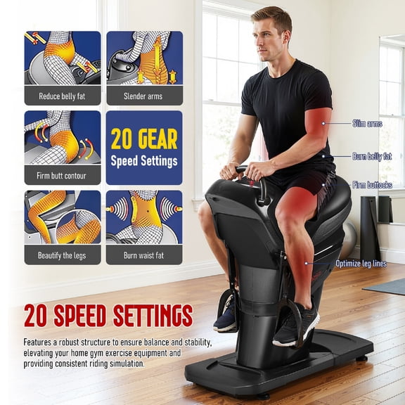 Electric Horse Riding Machine, 3D Simulation Abdominal Exercise Machine, Professional Home/Gym Training Equipment