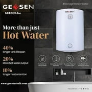 Electric Hot 15 gallon Water Heater Storage, RV TR Endless Trailer Indoor Waterproof Shower Water Heater Compact Point-of-Use, Bathroom Shower (15gallon) plug in 120v
