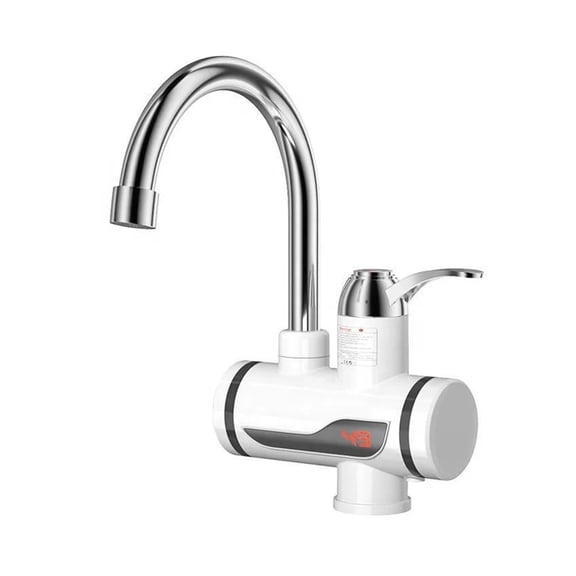 Electric Hot Cold Mixer Tap 3000W Instant Heating Faucet 360 Degree Rotation Hot Water Faucet Digital Kitchen Bathroom Supplies