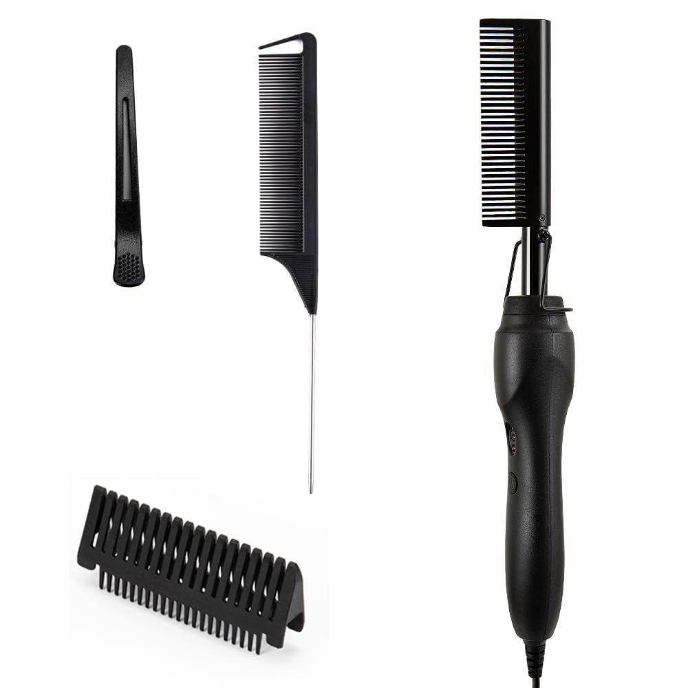 Electric Hot Comb Hair Straightener Electric Straightening Comb for
