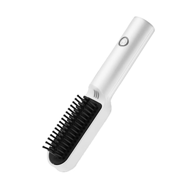 Electric Hot Comb Multifunctional Straight Hair Straightener Comb Professional Straightener Brush with Anti Scald Design