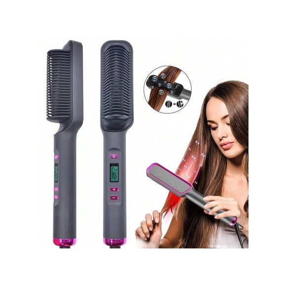 Electric Hot Comb Multifunctional Straight Hair Straightener Comb