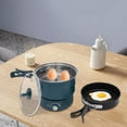 Electric Hot Cooker Pot Green Steamer Mini Multifunctional Pan Portable ...