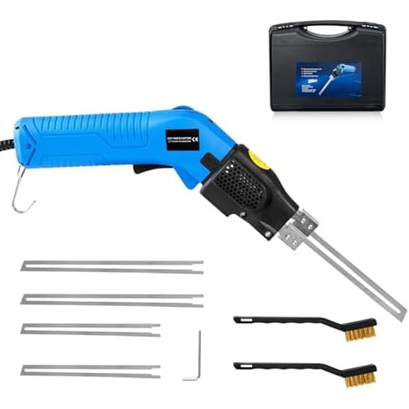 Electric Hot Knife Foam Cutter 200W Styrofoam Cutting Tool, 4 Adjustable 50-500C Blades for Polystyrene, Sponge, Crafts, and Insulation (Blue)$$Home Decor, Kitchen, & Other