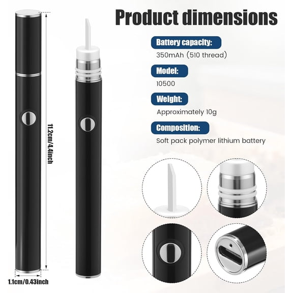 Electric Hot Knife Heat, Cutting Tool Kit with Ceramic Blade, Blade Heating Multi-Tool Ceramic Hot Knife Tool
