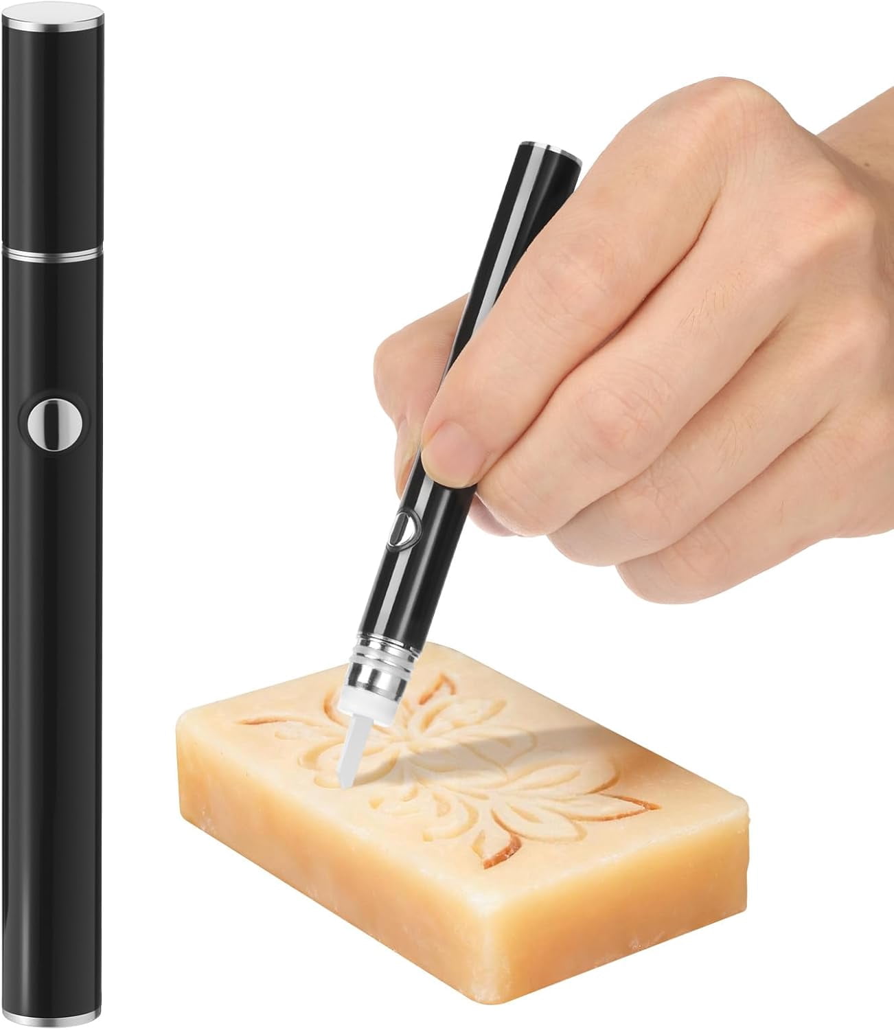 Electric Hot Knife, Portable Hot Cutting Knife with Ceramic Blade, Multifunctional Cutting Tool Kit for Food Plastic Concentrates(xxw)