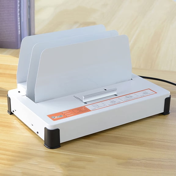 Electric Hot Melt Binding Machine, Thermal Binding Machine for A4, 1-50MM Binding Thickness, PTC Ceramic Heating, for Office or Home Contract Document Invoice Folder