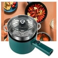 Electric Hot Pot With Steam Rack Accessory,1.8 L Portable Electric