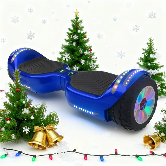 Electric Hoverboard with New Version Bluetooth Hover Board, Chrome and Design Color Self-Balance Electric Scooter