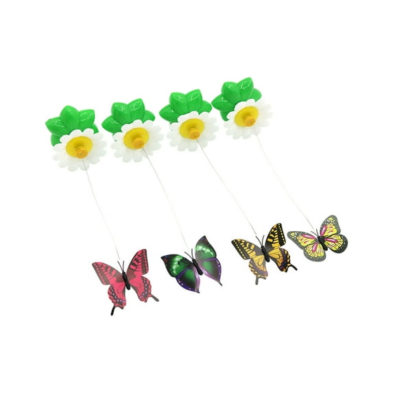 Electric Hovering Toy Funny Teasing Rotating Fun Exercise Teaser Toy for Felines with Rotating Butterfly
