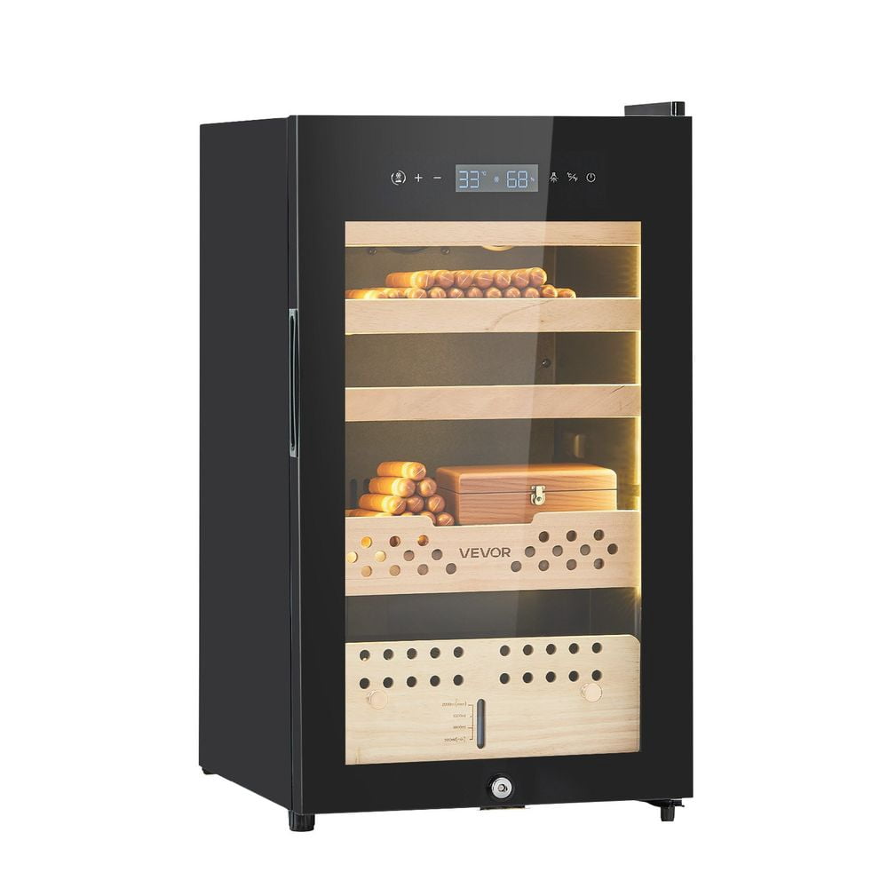 Electric Humidor, 70L, 400 Counts Electric Cigar Humidor Cabinet with ...