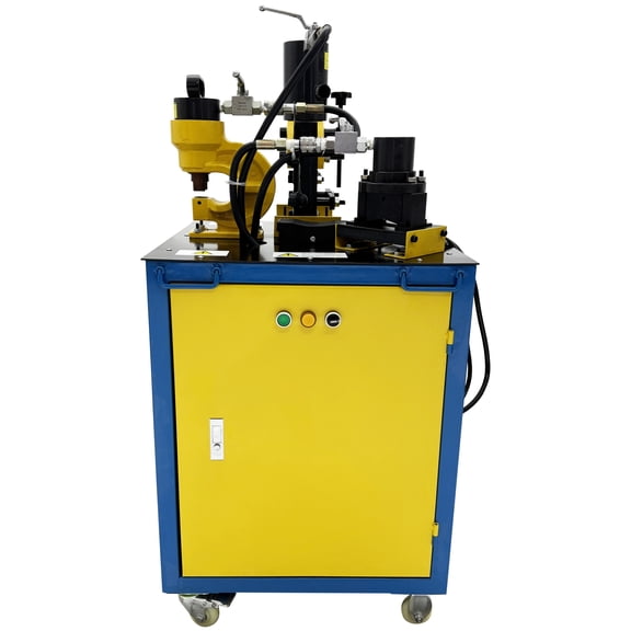 Electric Hydraulic 3-in-1 Angle Iron Processing Machine Punching Chamfering Cutting Machine