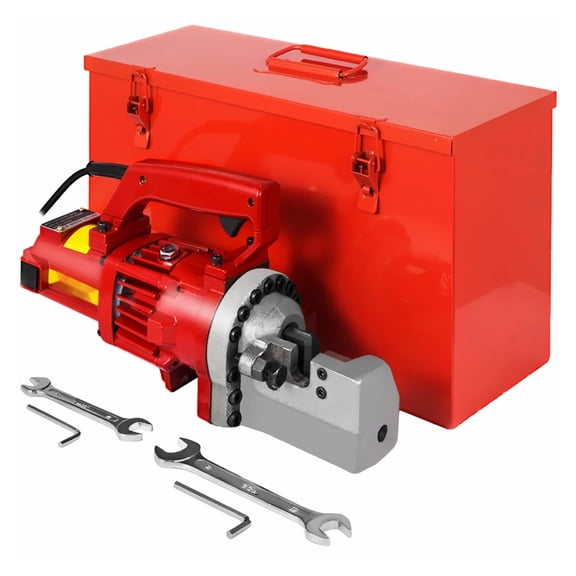 Electric Hydraulic Rebar Cutter, 1250W Portable Electric Rebar Cut 3/4" 20mm #6 Rebar within 4 Seconds, 110V