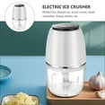 thumbnail image 1 of Electric Ice Crusher Multipurpose Ice Grinder Ice Crushing Machine - White, 1 of 10