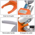 thumbnail image 1 of Electric Ice Crusher Shaver Snow Cone Maker Machine Dual Blades 143LBS/HR, 1 of 15