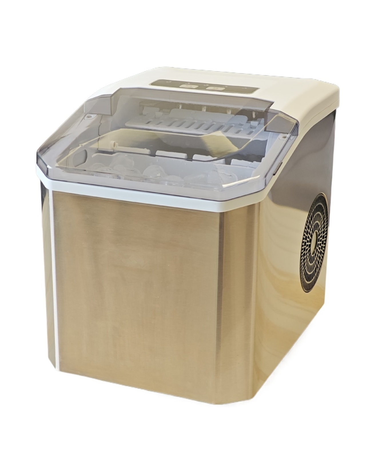 Electric Ice Maker, Automatic Cleaning Bullet Ice Making Machine For