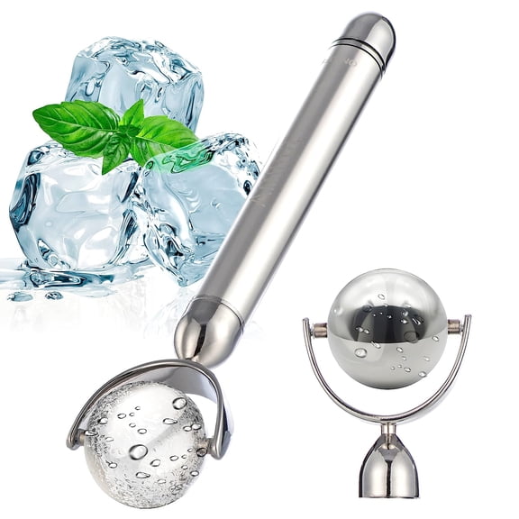 Electric Ice Roller for Face and Eye, Amirce Facial Ice Roller Beauty Tools, Electric Massage Ice Roller for Puffiness, Ice Face Eye Massage Roller, Skin Care Tools