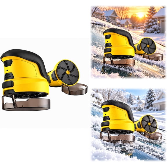 Electric Ice Scraper for Car Windshield – Cordless & Rechargeable Frost Remover, Glass-Safe Winter Snow & Ice Removal Tool with , Easy to Use(Z)