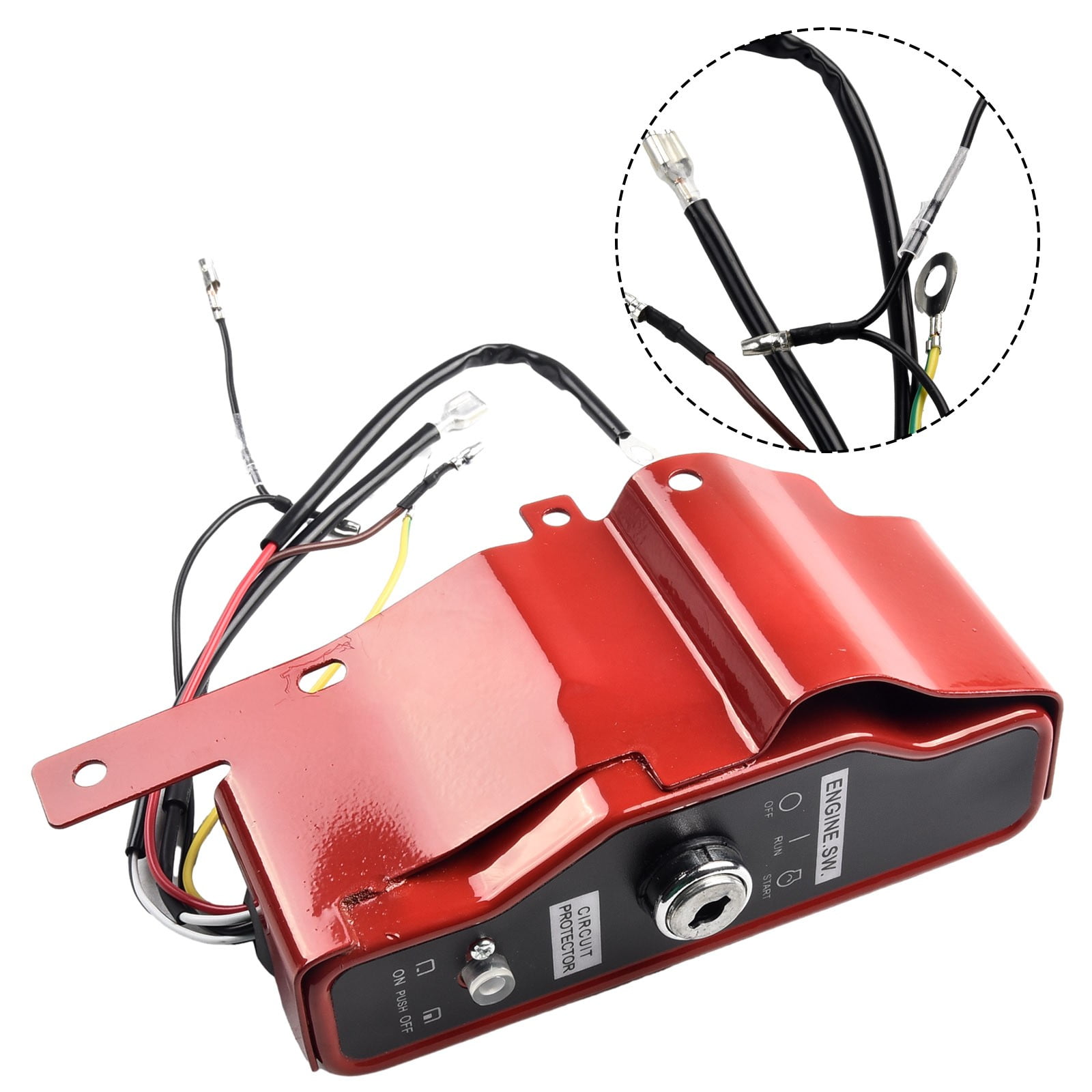 Electric Ignition Switch&2Key Panel For Honda Gx160 Gx390 Engines