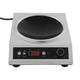 thumbnail image 1 of Electric Induction Wok, 1800W 10-Speed Countertop Induction Cooker with Concave Heating Surface, High Power Electric Stove for Home Kitchen, 1 of 10