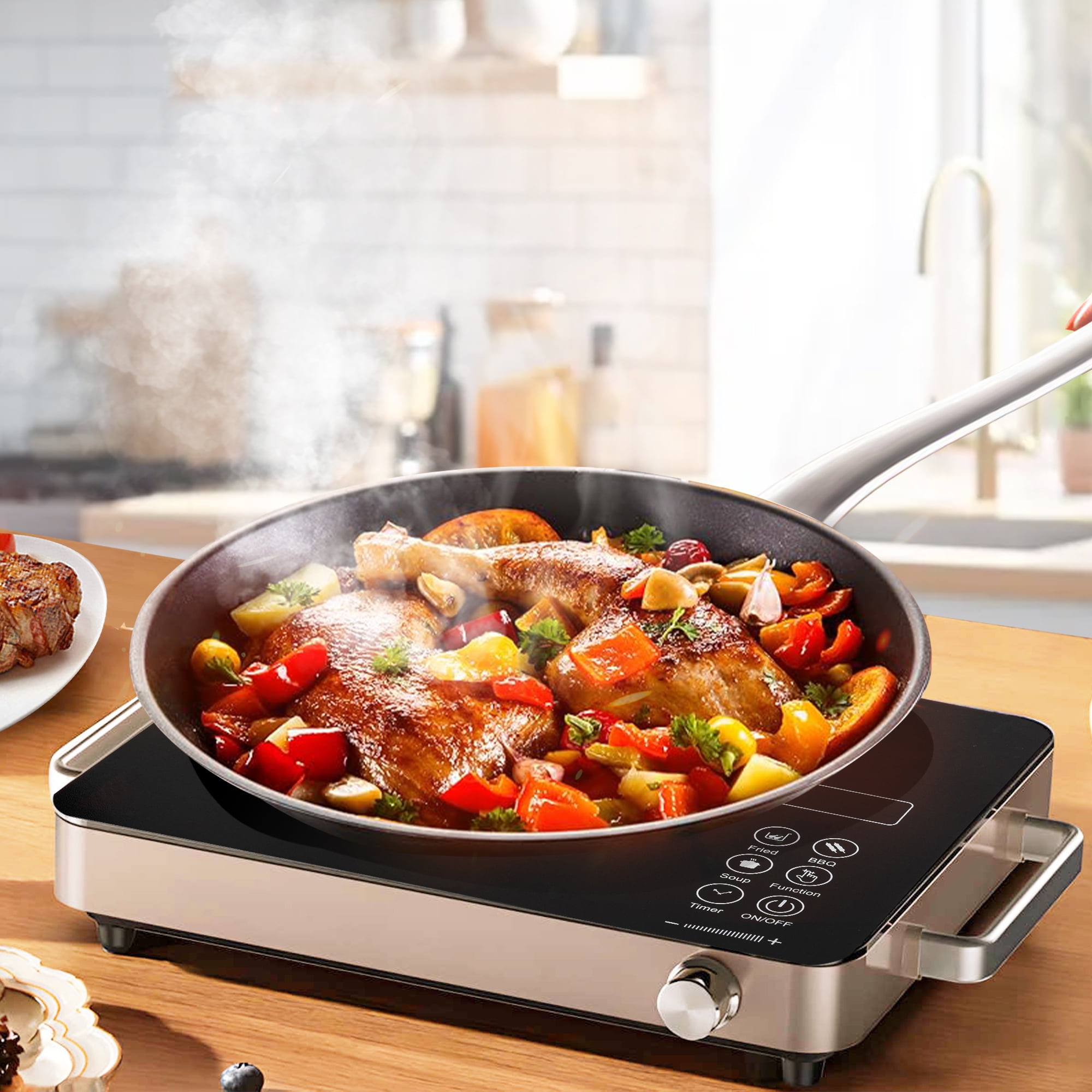 Electric Infrared Induction Cooktop Stove,Power range from 100W to