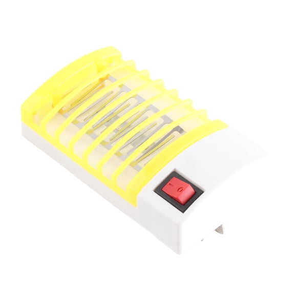 Electric Insect Killer LED Light USB Flying Insect Trap Catcher Orange Lamp for Bedroom Office Indoor 6.3x3.5x2.0 Inches / 16x9x5 cm Safe Quiet Bug Zapper Protection