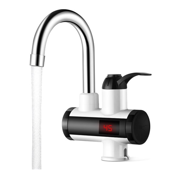 Electric Instant Hot Water Faucet Water Heater Fast Heating With LED Temperature Display Tankless Tap For Kitchen Showe ,Easy to Install