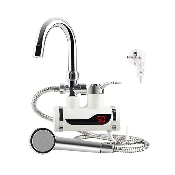 Electric Instant Hot Water Faucet Water heater Fast heating with LED Temperature Display Tankless Tap 110 220