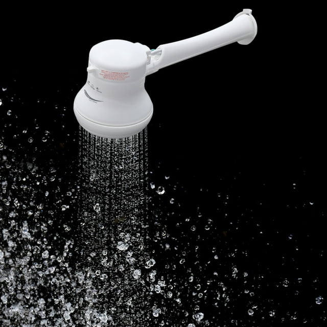 Tankless Electric Instant Shower Head Heater Adjustable Temperature