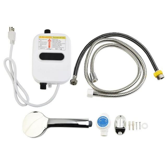 Electric Instant Water Heater Tankless Under Sink Tap Hot Shower Bath