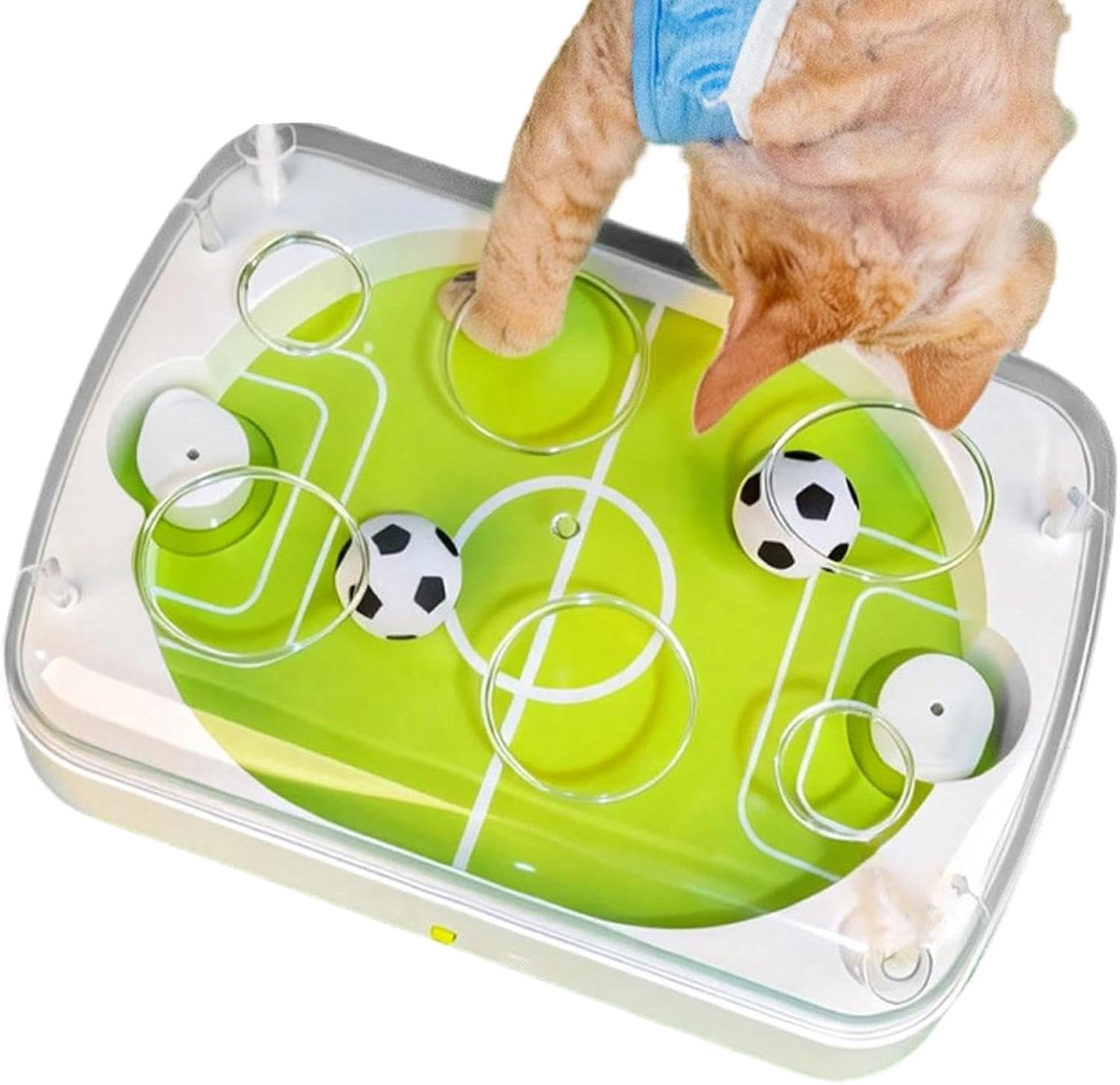 Electric Interactive Cat Soccer Ball, Motion Activated Self Rolling Pet Toy with Natural Catnip, Durable Boredom Relief Hunting Training Ball for Indoor Kitten Adult Cat Daily Entertainment(k)