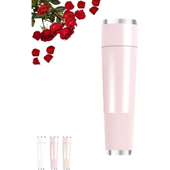 Electric Intimate Hair Trimmer, Instant Gentle Hair Removal for Sensitive Skin, Waterproof Wet/Dry Body Groomer & Easy Cleaning, Safe Skin Protection (Pink) P