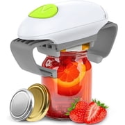 Electric Jar Opener, One Touch Automatic Jar Opener with High Power Torque, Hand Free Bottle Jar Lid Openers for Women, Seniors, Arthritis Hands, Weak Hands and Chef, Best Kitchen Gadget for Home Use