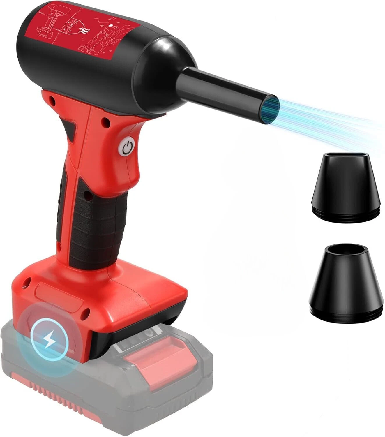 Electric Jobsite Air Blower for Einhell Battery Cordless Leaf Blower Handheld