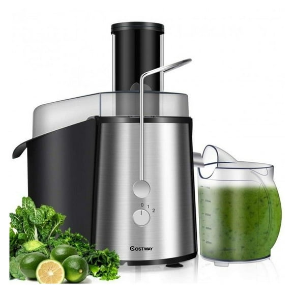 Electric Juice Extractor, 700W Wide Mouth Centrifugal Juicer - 2 Speed Stainless Steel Juice Machine for Fruits & Vegetables, Easy Clean, Large Pulp Bin