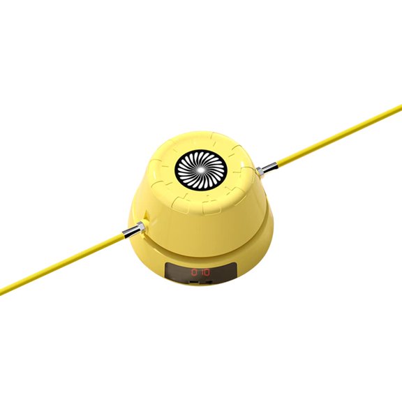 Electric Jump Rope Machine Rechargeable Fitness Workout Device with LED Display and Remote Control