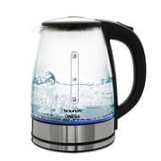 Taurus 1.8L Cordless Glass Electric Kettle with Borosilicate Body, 360  Swivel Base, Fast Boil, Auto Shut-Off   BPA-Free, for Tea, Coffee & Instant Meals