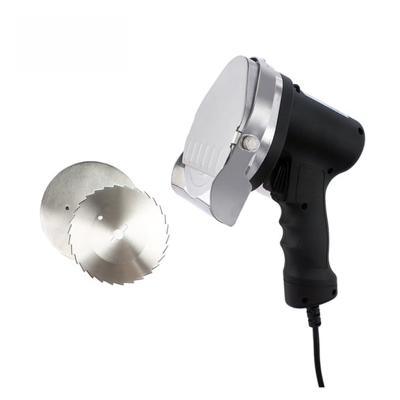 Electric Kebab Slicer Doner Knife Shawarma Cutter Handheld BBQ Roast Meat Cutting Machine Gyro Knife Two Blades - Reliable Performance